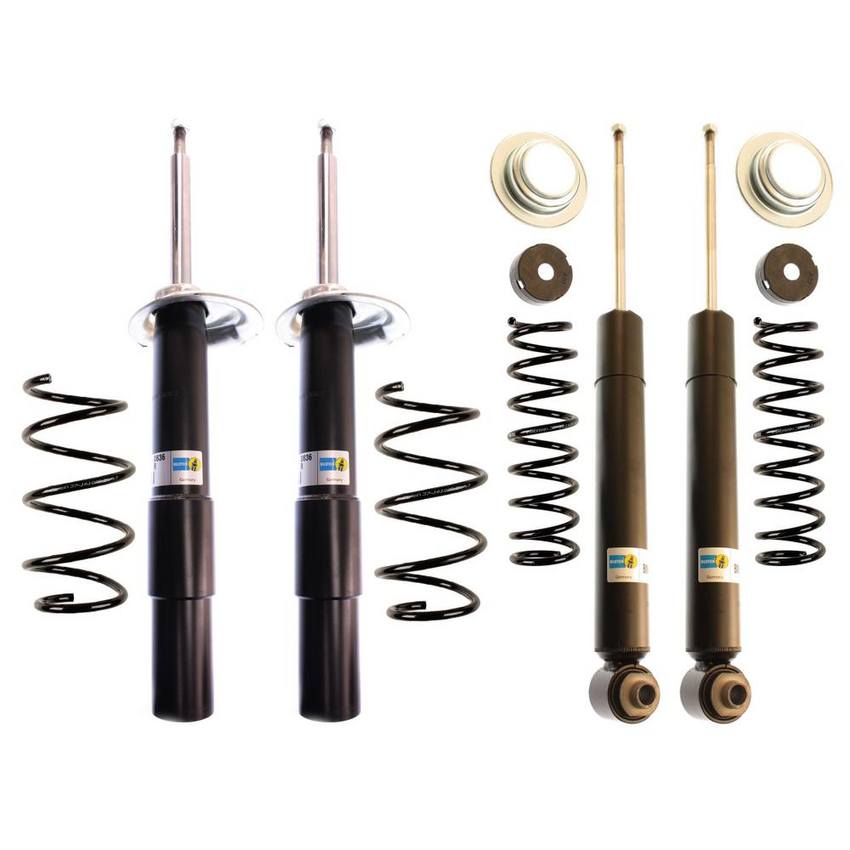 BMW Suspension Strut and Shock Absorber Assembly Kit - Front and Rear (Standard Suspension) (B4 OE Replacement) 33536761219 - Bilstein 3817690KIT